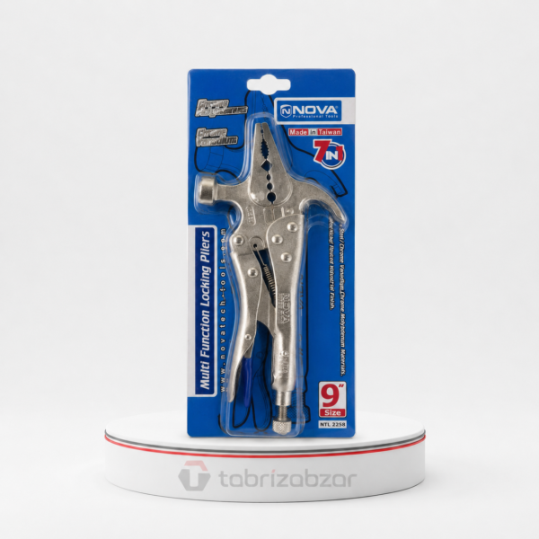 انبر قفلی چندکاره نووا (NOVA) مدل NTL-2258 سایز 9 اینچ