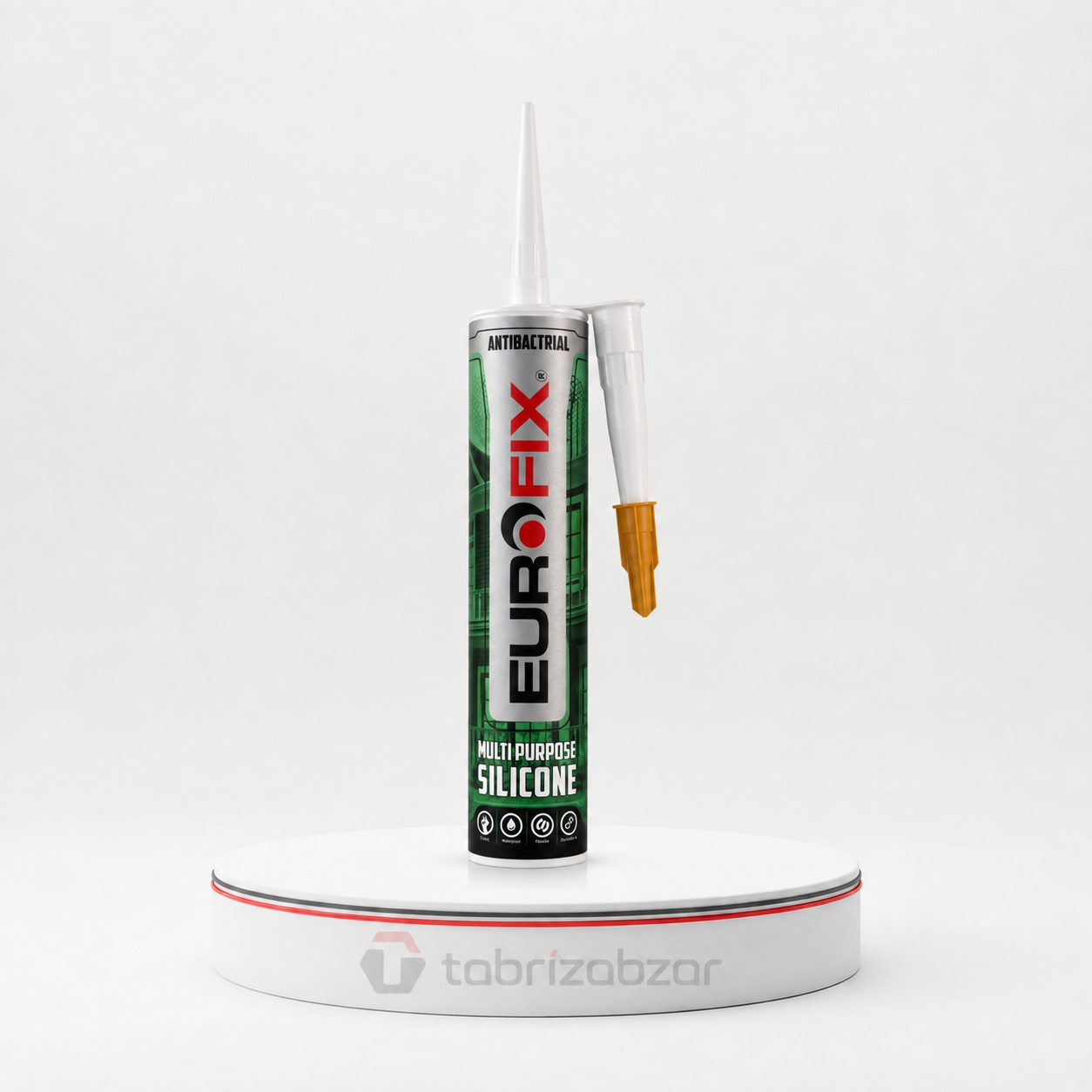 EEBF90ED-BD6D-4331-BBF0-641CC326BC70 چسب سیلیکون همهکاره یوروفیکس (EUROFIX) آنتیباکتریال - Image 1